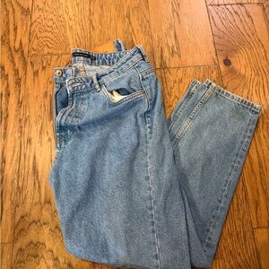 Zara Light Blue Straight Jeans